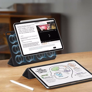 Tech-Protect Smartcase magnētiskais apvalks iPad Air 13” 2024 / 2025 planšetdatoram - melns