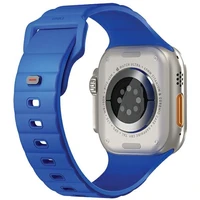 UNIQ siksniņa Stride Apple Watch Series 1/2/3/4/5/6/7/8/9/SE/SE2/Ultra/Ultra 2 42/44/45/49mm FKM gumijas zils