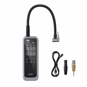 XO riteņu sūknis CZ018 melns universāls 5000mAh bezvadu