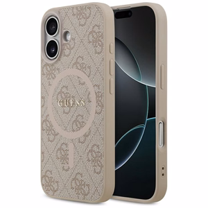 Guess 4G Ring Classic Logo MagSafe futrālis iPhone 17 - Rozā krāsā