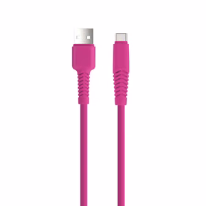 Setty cable USB - USB-C 1.5 m 2A KSA-C-1.526 pink