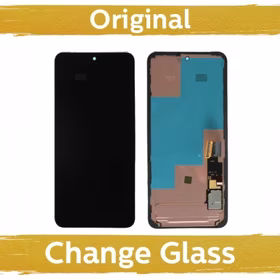 LCD displejs saderīgs ar Google Pixel 8 melns ar rāmi (Atjaunots: Ķīna)