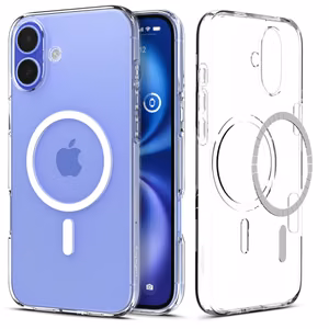 Spigen Liquid Crystal Magnētiskais apvalks ar MagSafe iPhone 16 - caurspīdīgs
