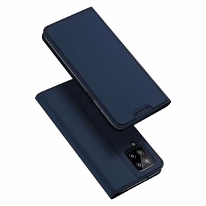 Dux Ducis Skin Pro grāmatas tipa apvalks Samsung Galaxy A22 4G zilwhz