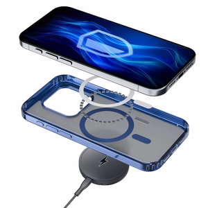 3mk Frosty MagCase Blue maciņš Apple iPhone 15 Pro - zils