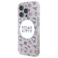 Hello Kitty IML Visur Parīze magnētiskais iPhone 16 Pro viedtālruņa apvalks - rozā