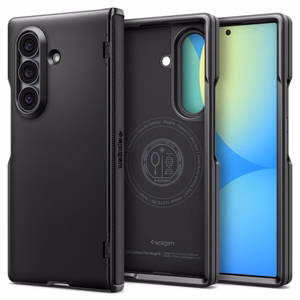 Spigen Slim Armor Pro MagSafe maciņš modelim Samsung Galaxy Z Fold 8 Ultra – melns