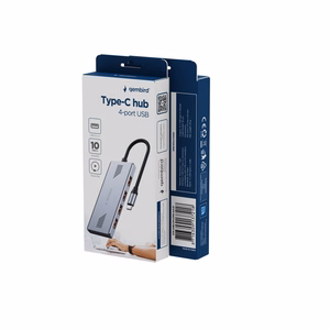 Gembird USB-C centrmezgls 4 porti USB-A