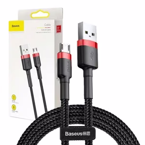 Baseus Cafule Micro USB kabelis 2A, 3 m, melns/sarkans