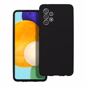 Silikona viedtālruņa apvalks SAMSUNG A52 5G / A52 LTE (4G) / A52S melns