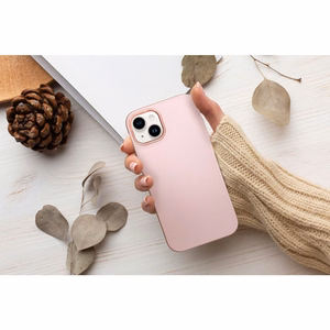 FRAME viedtālruņa apvalks IPHONE 17 gaiši rozā