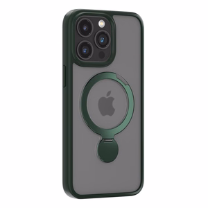 Comma viedtālruņa apvalks Joy Shark Mag iPhone 15 Plus tumši zaļš