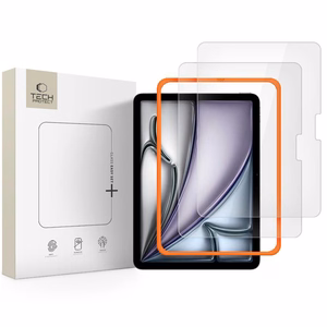 Tech-Protect Easy Set+ 2-pack rūdītais stikls iPad Air 11" 2024 / 2025 - caurspīdīgs