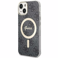 Guess IML 4G magnētiskais viedtālruņa apvalks iPhone 15 - melns