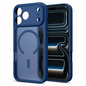 Tech-Protect BasicMag MagSafe maciņš iPhone 17 Pro / 18 Pro, matēts tumši zils