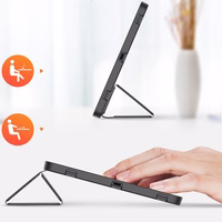 DUX DUCIS planšetdatora apvalks DOMO salokāms ar zīmuli uzglabāšanas vietu SAMSUNG Tab S9 Plus - melns