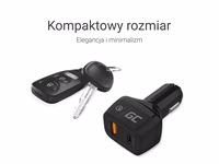 zaļš Cell CAD33 mobile device charger melns Indoor
