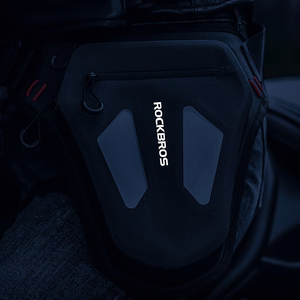 Rockbros motocikla soma kājai, augšstilbam, viduklim, plecam - melna