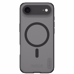 Nillkin Super Frosted Shield Pro MagSafe saderīgs apvalks iPhone 17 Air - caurspīdīgs, melns