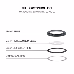 Tel Protect 3D Lens Aramid Series rūdītie aizsargstikli Apple iPhone 18 Pro / 18 Pro Max kameras lēcām (3 gab.)