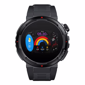 Zeblaze Ares 3 Plus viedpulkstenis (melns)