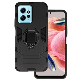 Ring Armor viedtālruņa apvalks Xiaomi Redmi Note 12 4G melns
