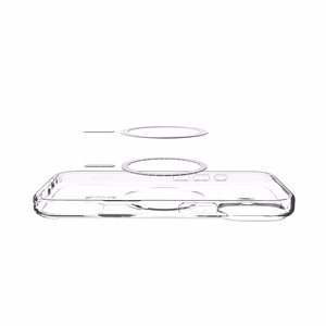 Spigen Ultra Hybrid Magnētiskais viedtālruņa apvalks iPhone 17 - Caurspīdīgs un balts