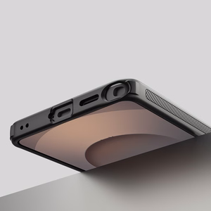 Nillkin Super Frosted Shield Pro magnētiskais MagSafe saderīgs maciņš priekš Samsung Galaxy S26 caurspīdīgi melns