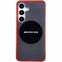 AMG caurspīdīgs divkrāsu MagSafe apvalks Samsung Galaxy S24 - melns