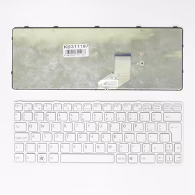 Keyboard SONY Vaio: SVE11, UK balta