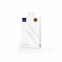 WiWU - Classic sērijas datu kabelis Wi-C007 USB A uz USB C 5A - balts