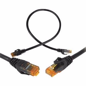 Патч-корд CAT6e UTP 8P8C 0.5м чёрный