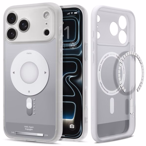 Spigen Ultra Hybrid MagSafe maciņš iPhone 18 Pro / 17 Pro, sudrabains