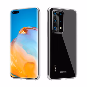 Crong Crystal Slim vāciņš ierīcei Huawei P40 Pro, caurspīdīgs