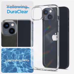 Spigen Crystal Case и закалённое стекло набор для iPhone 14 Plus - прозрачный