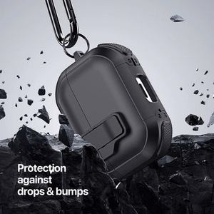 DUX DUCIS PECP - TPU+PC aizsargapvalks AirPods 4 melns