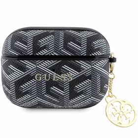 Guess GUAPPGCE4CK apvalks AirPods Pro - melns GCube Charm