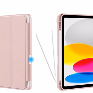 Tech-Protect SC Pen viedtālruņa apvalks iPad 10.9" 2022 - rozā marmors