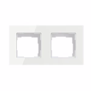 Avatto 2 Socket TS20 light switch frame (balts)