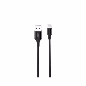 XO kabelis NB143 USB - Lightning 1,0 m 2,4A, melns