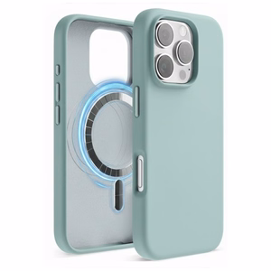 Maciņš "TM MagSafe Silicone" iPhone 14 Pro / Sukulents /