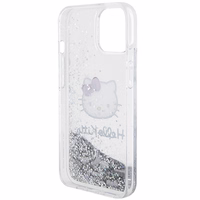 Hello Kitty šķidro spīdumu piekariņi Kitty Head viedtālruņa apvalks iPhone 14 - sudrabains