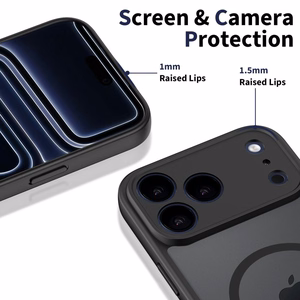 Tech-Protect BasicMag magnētiskais viedtālruņa apvalks iPhone 17 Pro - matēts melns