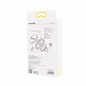 Baseus Small Ears magnētiskais automašīnas turētājs ventilācijas restēm (melns)