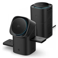 Spigen Essential EF223MS 3-in-1 QI2 bezvadu lādētājs – melns