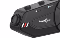 FREEDCONN R1 PLUS E motorcycle intercom melns