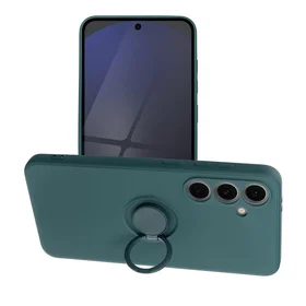 Viedtālruņa apvalks ar silikona gredzenu SAMSUNG S24 FE - zaļš