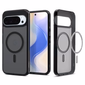 Spigen Ultra Hybrid Mag vāciņš ierīcei Google Pixel 10 Pro XL, ar MagSafe, caurspīdīgs un melns