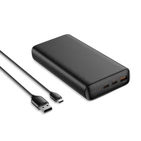 VEGER Portatīvais lādētājs 20000 mAh PD QC3.0 5A 100W T100 (W2032C-100) melns