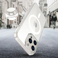 Tech-Protect Flexair Hybrid CC Magnētiskais iPhone 16 Pro Max viedtālruņa apvalks - caurspīdīgs